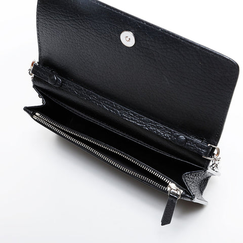 Maison Margiele Chain Wallet Shoulder Bag black WS21428
