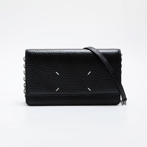 Maison Margiele Chain Wallet Shoulder Bag black WS21428
