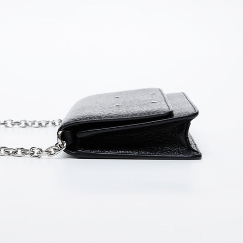 Maison Margiele Chain Wallet Shoulder Bag black WS21428