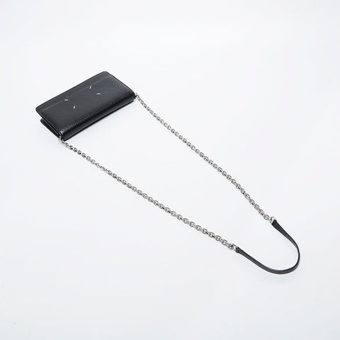 Maison Margiele Chain Wallet Shoulder Bag black WS21428