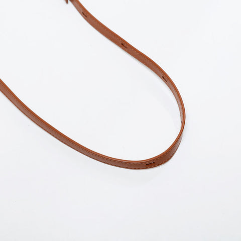 JIL SANDER Jil Sander Link Leather Large Handbag Brown WS21429