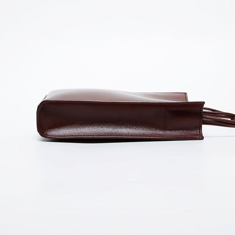 JIL SANDER Tangle Shoulder Bag Brown WS21430