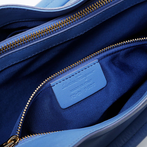 Salvatore Ferragamo leather Handbag blue WS21431