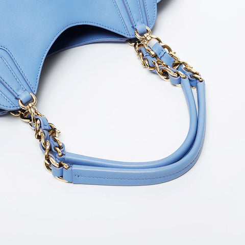 Salvatore Ferragamo leather Handbag blue WS21431