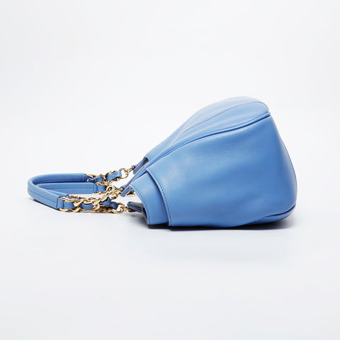 Salvatore Ferragamo leather Handbag blue WS21431