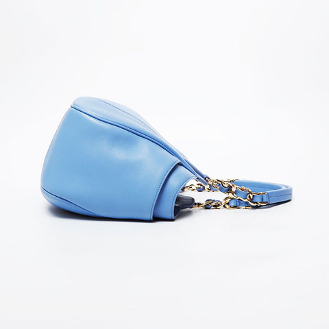 Salvatore Ferragamo leather Handbag blue WS21431