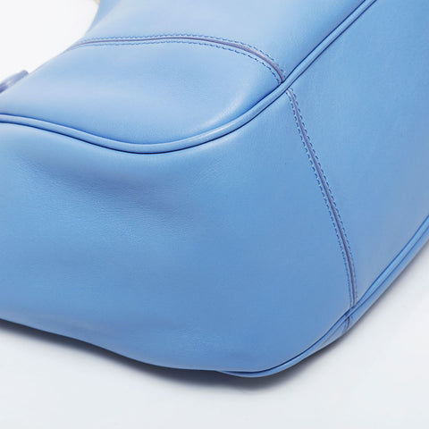 Salvatore Ferragamo leather Handbag blue WS21431