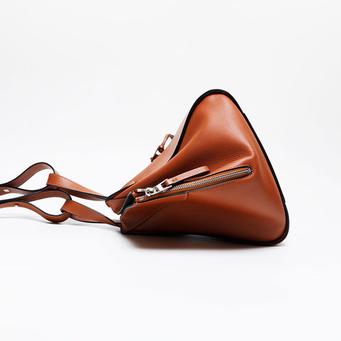 LOEWE Leather 2-way hammock Shoulder Bag Brown WS21435