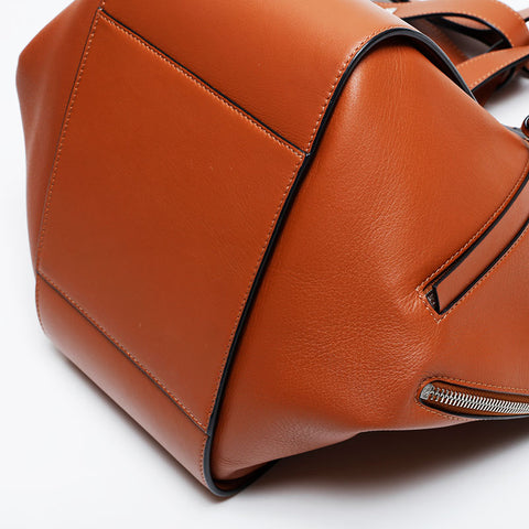 LOEWE Leather 2-way hammock Shoulder Bag Brown WS21435