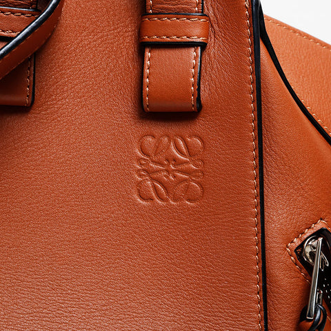 LOEWE Leather 2-way hammock Shoulder Bag Brown WS21435