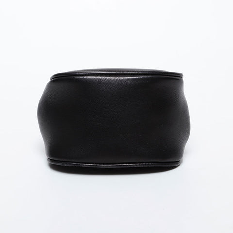 Maison Margiele Leather Tabi Frame Micro Handbag black WS21436