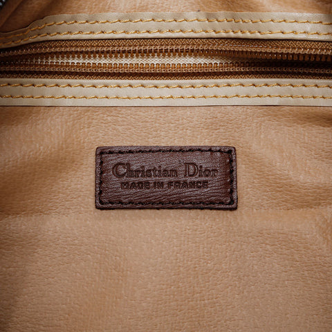 Christian Dior PVC logo Boston bag Brown WS21437
