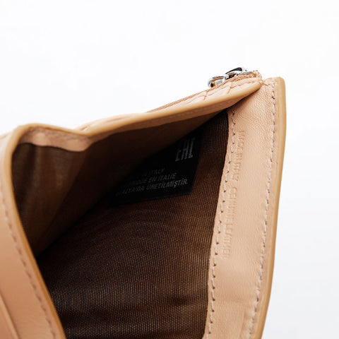 Maison Margiela Leather 2022AW Tri-fold wallet beige WS21439