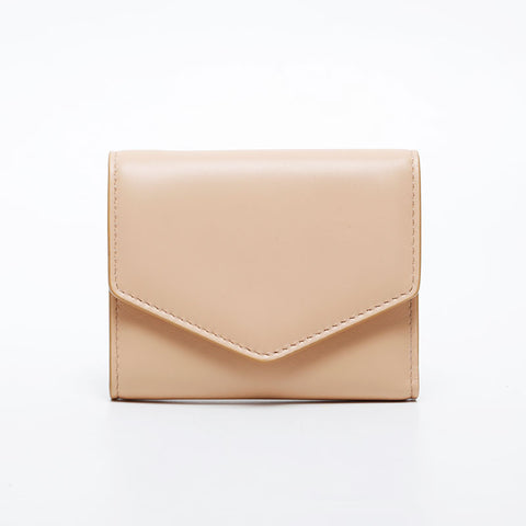 Maison Margiele メゾン マルジェラ レザー 22AW 三つ折り財布 ベージュ WS21439