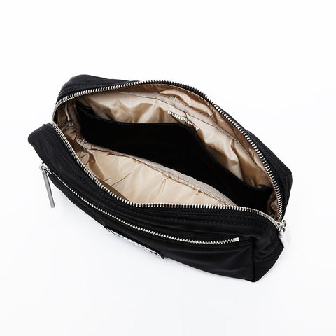 BURBERRY Nylon pouch Clutch bag black WS21440