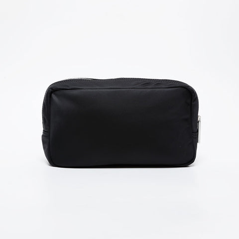 BURBERRY Nylon pouch Clutch bag black WS21440