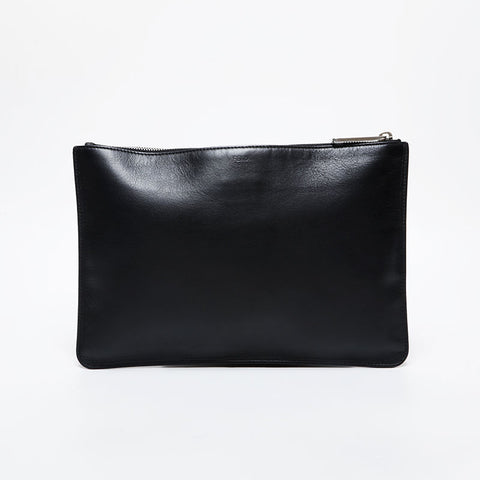 FENDI Karl Lagerfeld Rhinestones Clutch bag black WS21445