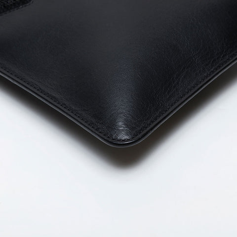 FENDI Karl Lagerfeld Rhinestones Clutch bag black WS21445