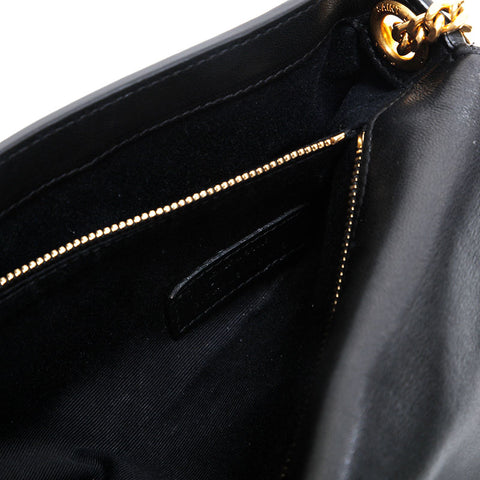 YVES SAINT LAURENT Leather Classic Kate Shoulder Bag black WS21448