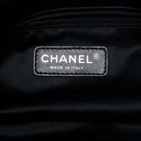 CHANEL 15th series 2011-2012 Sequin 2.55 Chain Shoulder Bag black WS21449