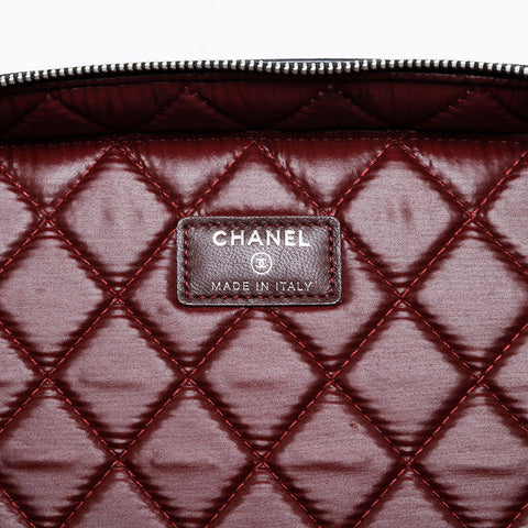 CHANEL No. 22 2015-2016 Matelasse Vanity Handbag black WS21451