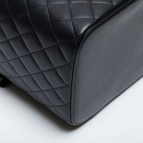 CHANEL No. 22 2015-2016 Matelasse Vanity Handbag black WS21451