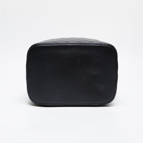 CHANEL No. 22 2015-2016 Matelasse Vanity Handbag black WS21451