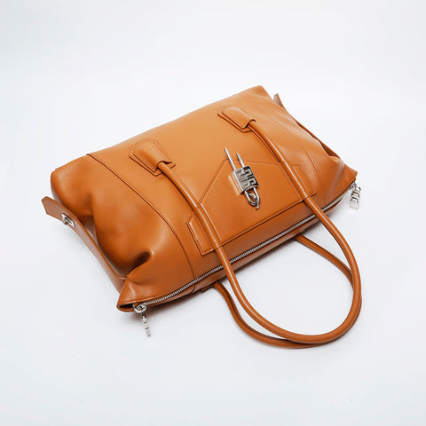 GIVENCHY Antigona Rock Large Tote in Leather Handbag Brown WS21452