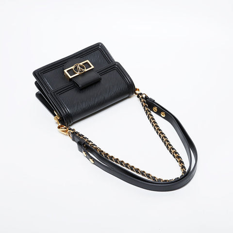 LOUIS VUITTON 2020 Epi Dauphine MINI Shoulder Bag black WS21455
