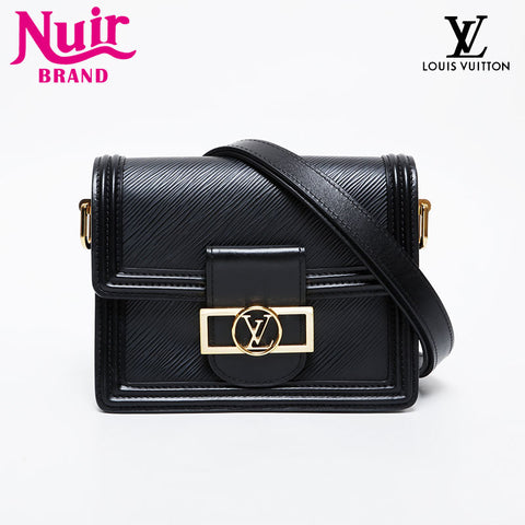 LOUIS VUITTON 2020 Epi Dauphine MINI Shoulder Bag black WS21455