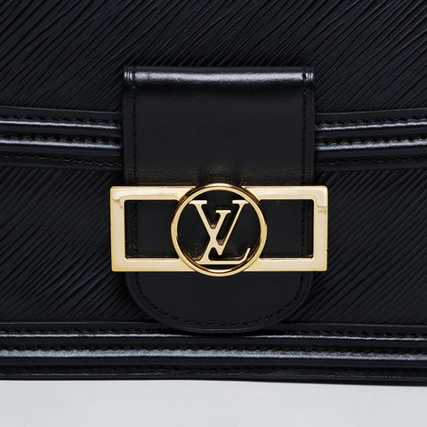 LOUIS VUITTON 2020 Epi Dauphine MINI Shoulder Bag black WS21455