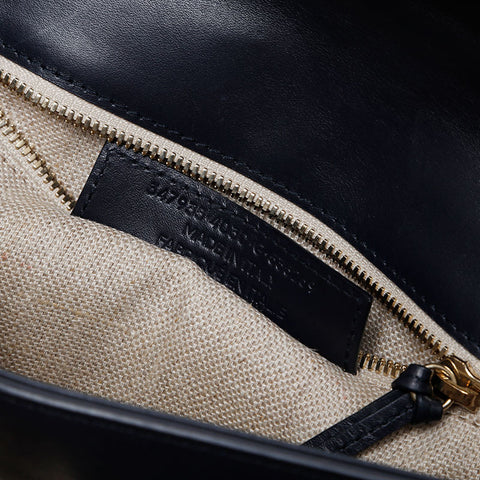 BALENCIAGA 2way leather Shoulder Bag Navy WS21458