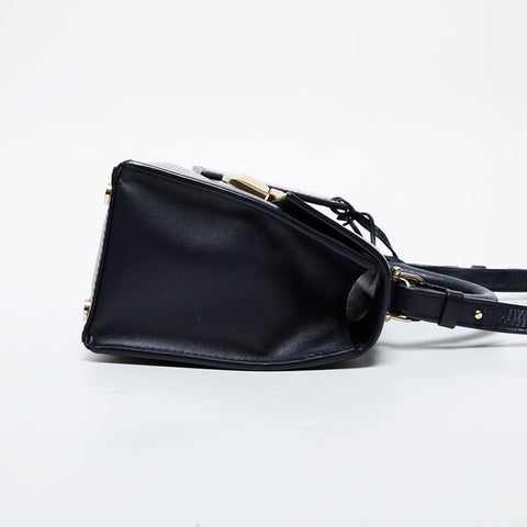 BALENCIAGA 2way leather Shoulder Bag Navy WS21458