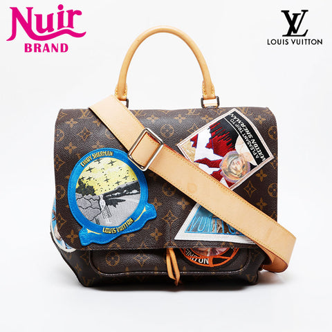 LOUIS VUITTON 2014 Louis Vuitton x Cindy Sherman Monogram Camera Messenger Bag Shoulder Bag Brown WS21463
