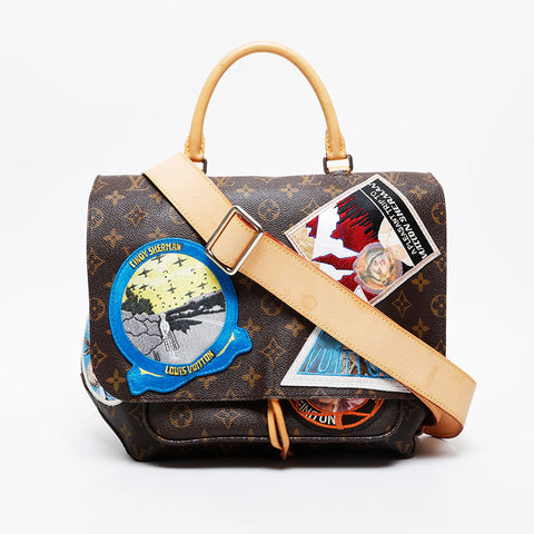 LOUIS VUITTON 2014 Louis Vuitton x Cindy Sherman Monogram Camera Messenger Bag Shoulder Bag Brown WS21463