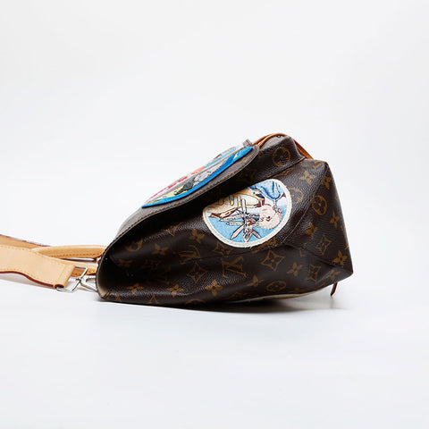 LOUIS VUITTON 2014 Louis Vuitton x Cindy Sherman Monogram Camera Messenger Bag Shoulder Bag Brown WS21463