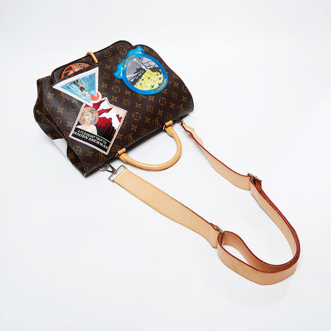 LOUIS VUITTON 2014 Louis Vuitton x Cindy Sherman Monogram Camera Messenger Bag Shoulder Bag Brown WS21463