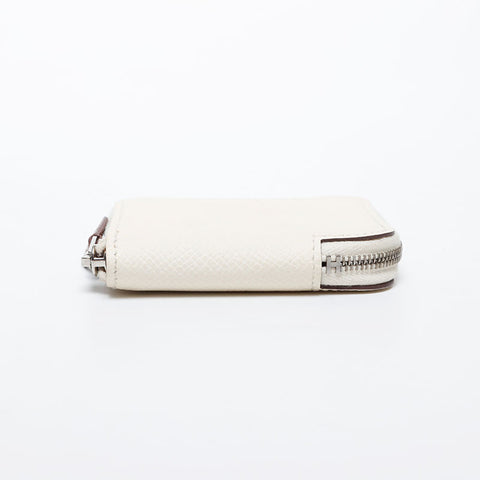 HERMES U engraving 2022 Coin case white WS21464