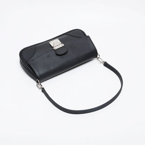 LOUIS VUITTON 2005 Epi Pochette Segur Pouch Shoulder Bag black WS21469