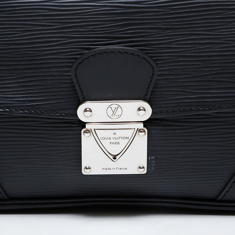 LOUIS VUITTON 2005 Epi Pochette Segur Pouch Shoulder Bag black WS21469