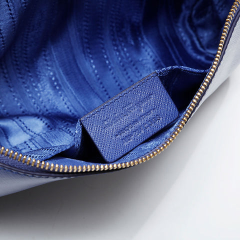 Salvatore Ferragamo Double Gancini one belt accessory pouch Shoulder Bag blue WS21470