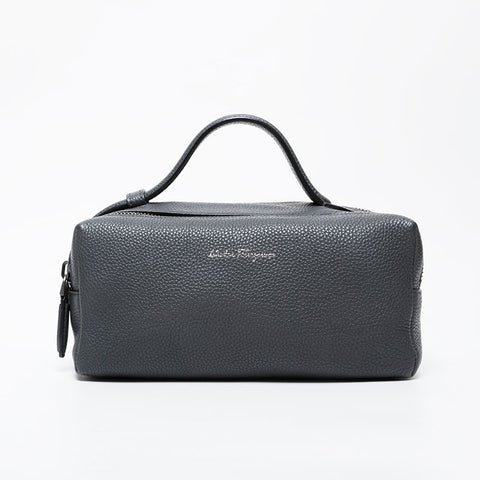 Salvatore Ferragamo business bag Handbag gray WS21471