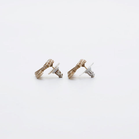 CHANEL F17V 2017 COCO Mark Rhinestone Pierce gold WS21480