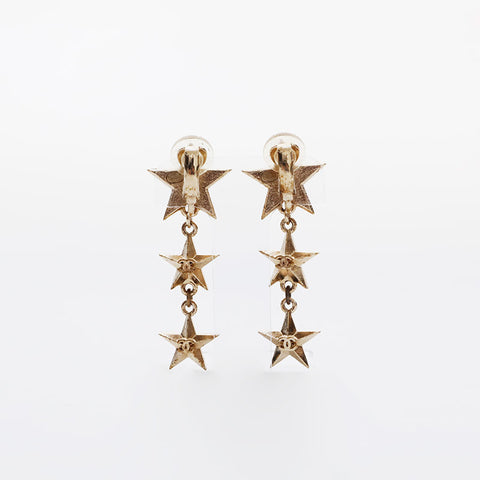 CHANEL A17C 2017 Boucle d'oreille Star Drop COCO Mark or WS21483