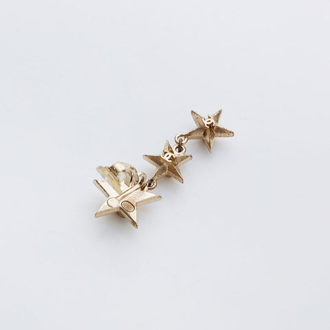 CHANEL A17C 2017 Boucle d'oreille Star Drop COCO Mark or WS21483