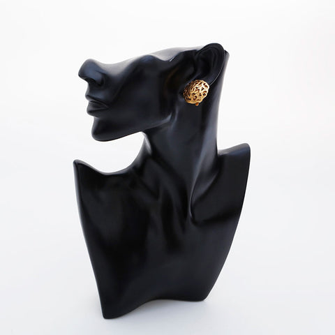 CHANEL 2cc5 COCO Mark 1990 Earring gold WS21491