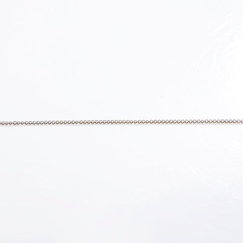 CHANEL 06V 2006 COCO Mark Necklace Silver WS21494