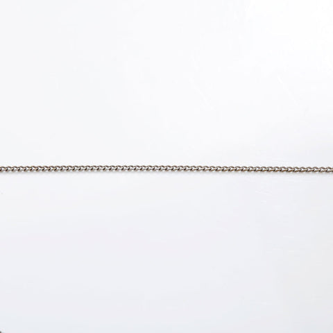 CHANEL COCO Mark 2way Necklace Silver WS21496