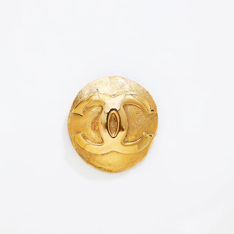 CHANEL 2cc9 1994 COCO Mark Brooch gold WS21499