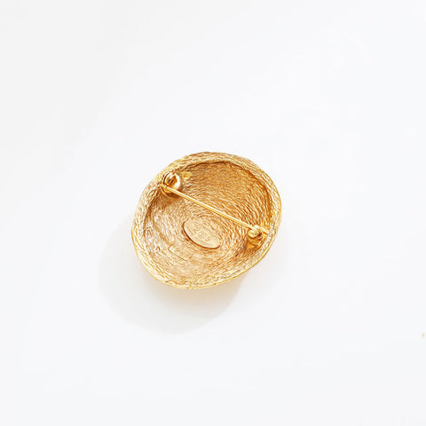 CHANEL 2cc9 1994 COCO Mark Brooch gold WS21499